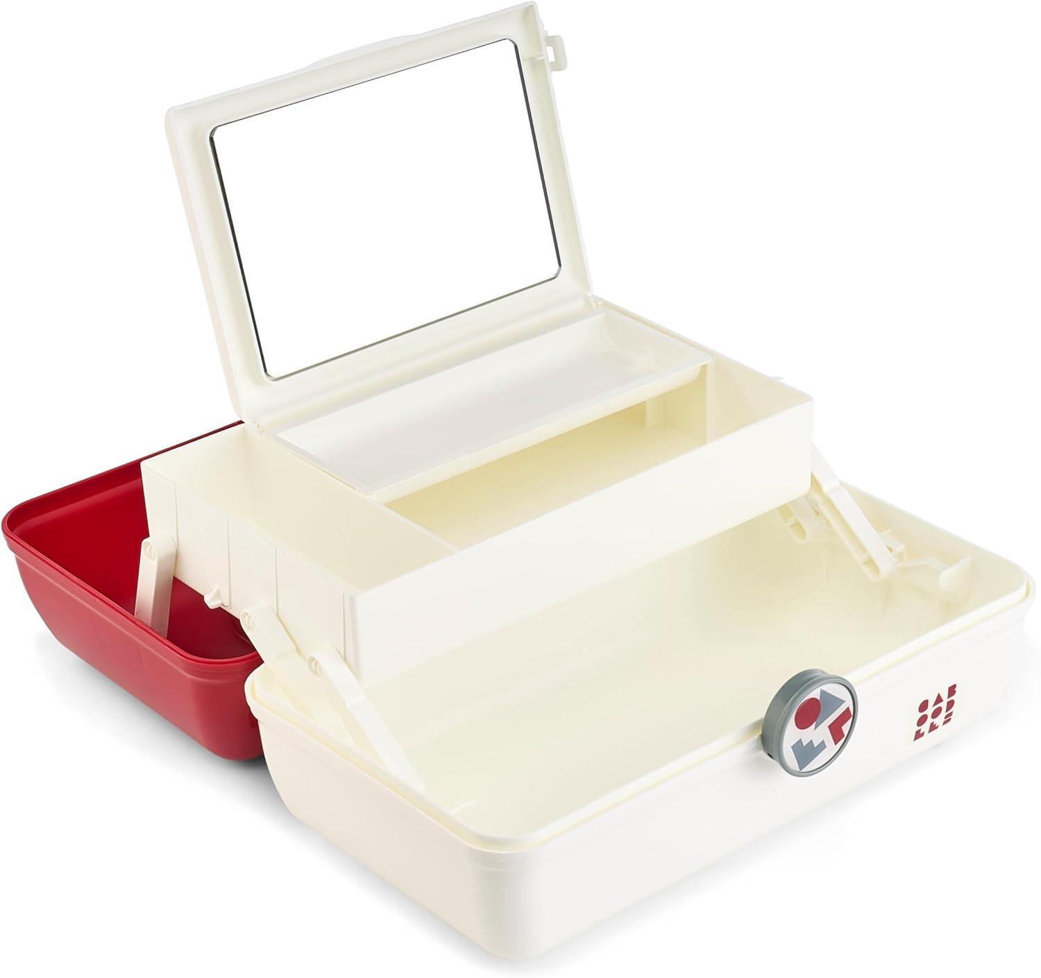 Caboodles On-The-Go-Girl Case(Crimson White School Spirit)