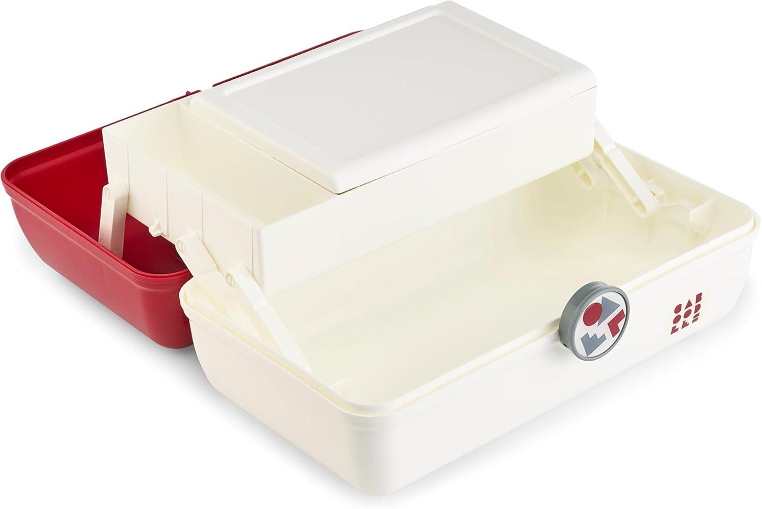 Caboodles On-The-Go-Girl Case(Crimson White School Spirit)