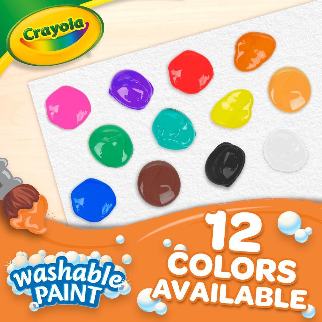 Crayola Washable Paint for Kids – Blue (1 Gallon), Kids Arts and Crafts Supplies, Non Toxic, Bulk(Red)