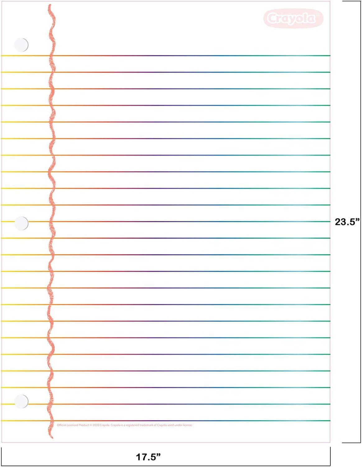 The Peel People Dry Erase Board – Notepad Paper Design, Whiteboard for School Presentations or Classroom Projects, Great for Teachers and Kids, Large Size, White