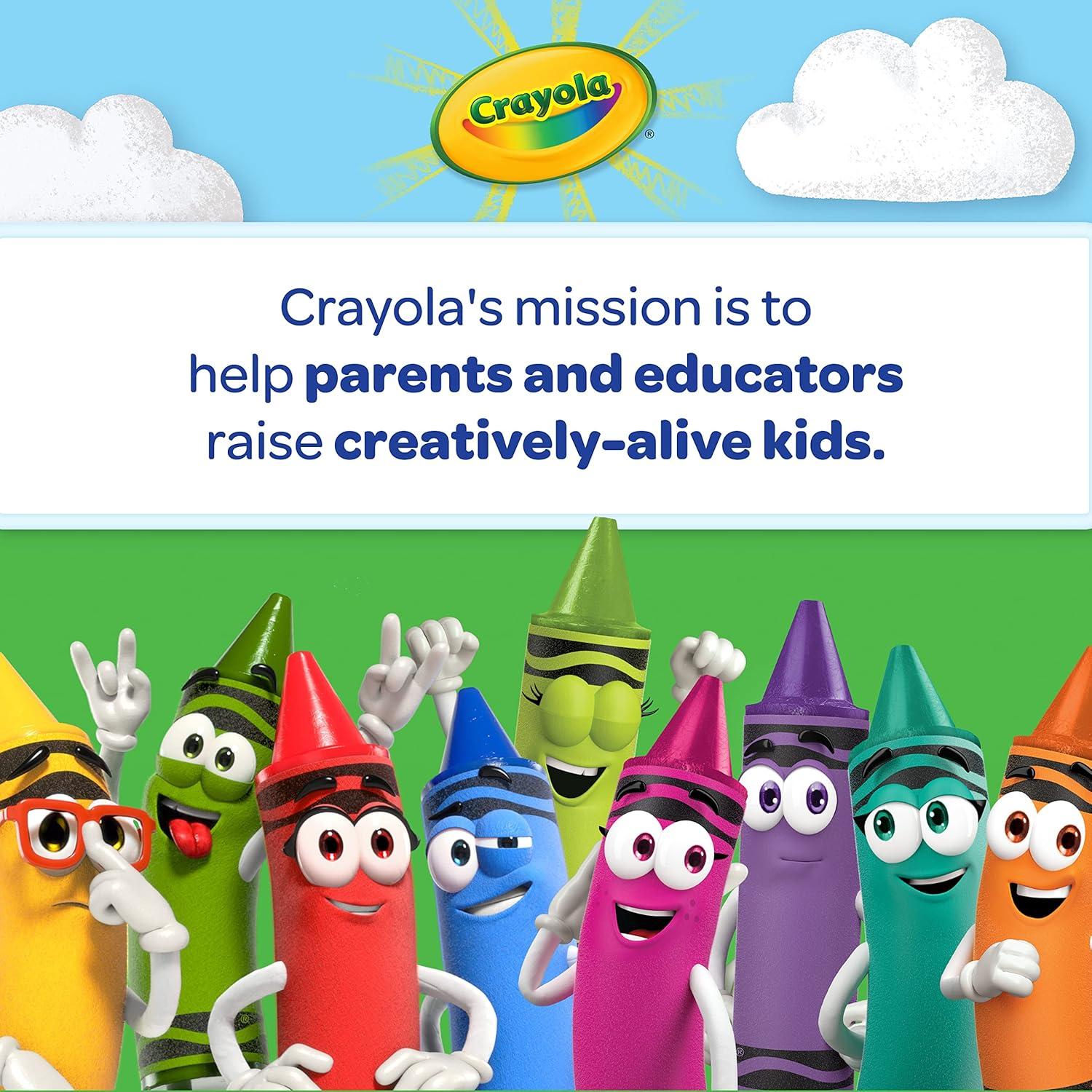 Crayola Large Egg Crayons (12ct), Jumbo Washable Crayons for Toddlers, Christmas Gifts for Grandkids, Stocking Stuffers, Preschool Art Supplies, Ages 1+