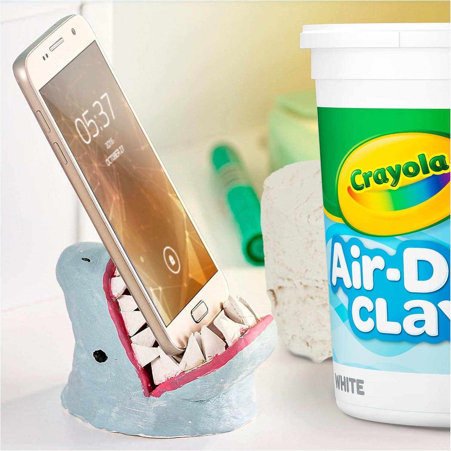 Crayola Air Dry Clay (5lbs), Teacher Supplies, Natural White Modeling Clay for Kids, Sculpting Material, Bulk Craft Supplies for Art Classrooms(1)