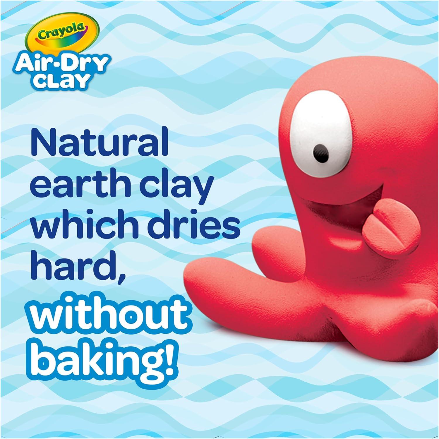 Crayola Air Dry Clay (5lbs), Teacher Supplies, Natural White Modeling Clay for Kids, Sculpting Material, Bulk Craft Supplies for Art Classrooms(1)
