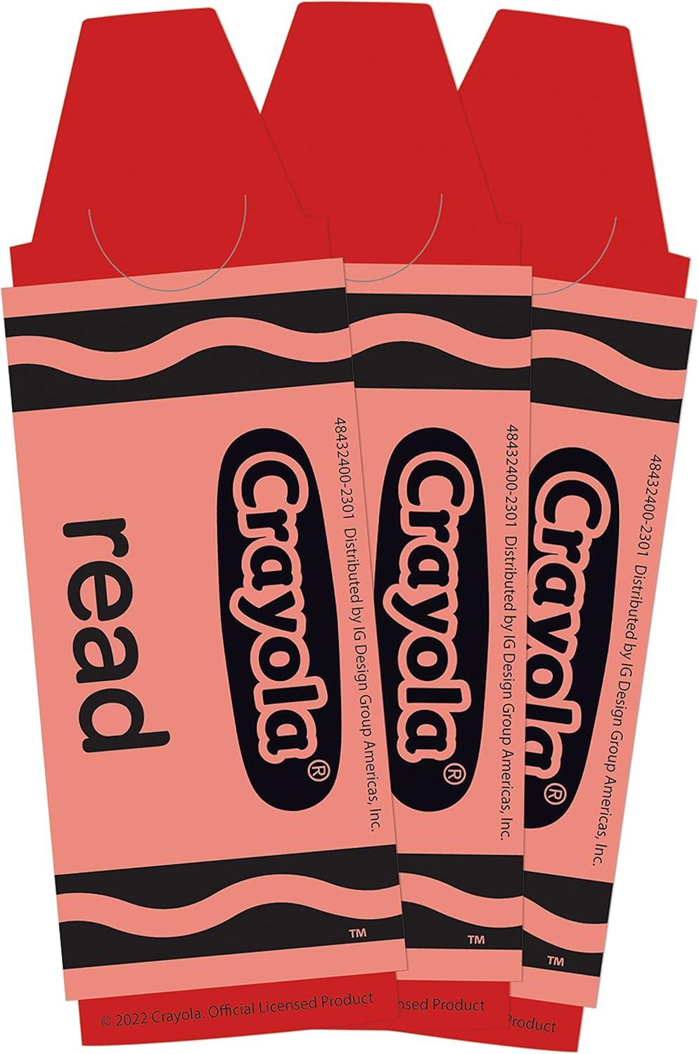 Eureka Crayola Colorful and Motivational Bookmarks for Students and Teachers, 2″ x 6″, 36 Pieces
