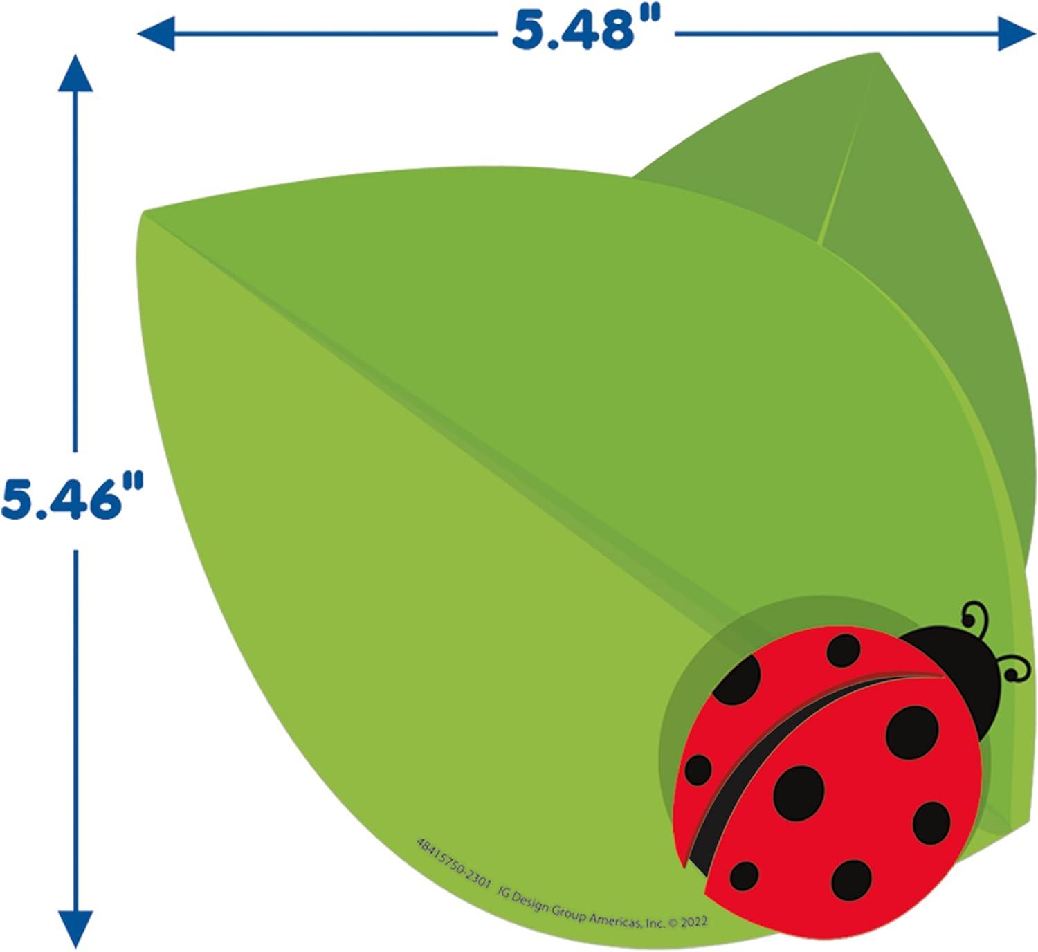 Eureka Crayola Crayons Paper Cut-Out Classroom Decorations for Teachers, 36 Pieces(Ladybug)
