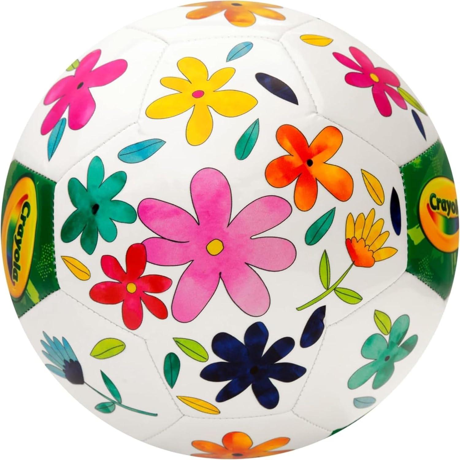 Crayola Official Soccer Ball – Unisex Kids – Multiplication Box Size 3(Flower)