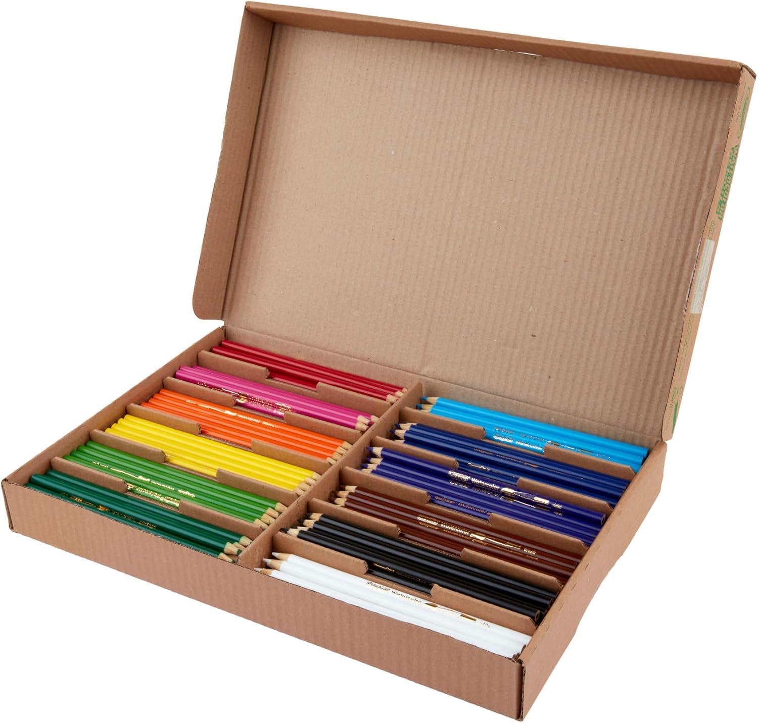 Crayola Classpack Watercolor Pencils, 240ct, 20 each of 12 Colors, Great for Classroom, Educational, Art Tools(Watercolor)