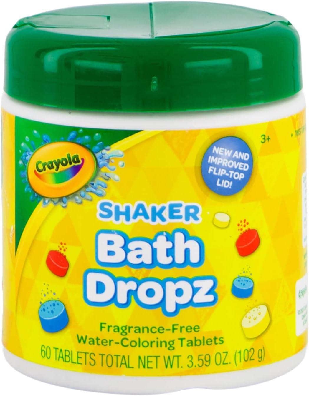 Crayola Bathtub Markers and Crayola Color Bath Drops, 60 tablets – Bring Creative Fun to Bath Time – Non-toxic