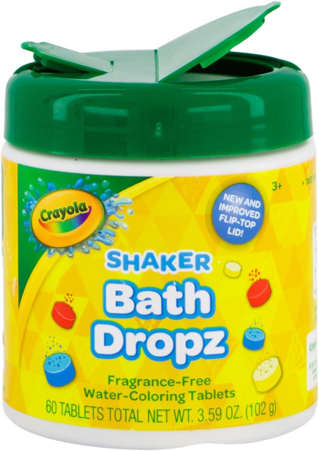 Crayola Bathtub Markers and Crayola Color Bath Drops, 60 tablets – Bring Creative Fun to Bath Time – Non-toxic