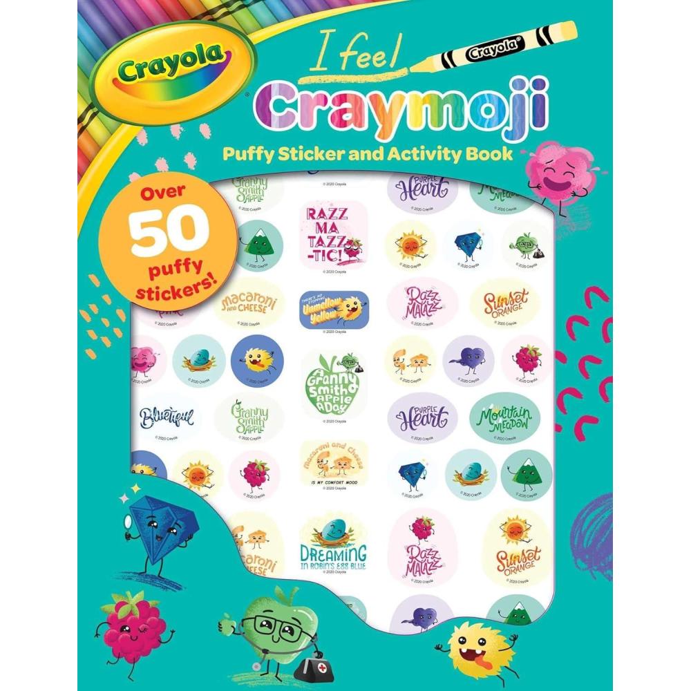 Crayola: I Feel Craymoji (A Crayola Puffy Sticker Press Out Activity Book for Kids) (Crayola/BuzzPop)