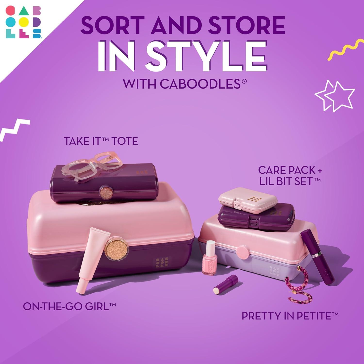 Caboodles On-The-Go-Girl Case(Purple Jelly Sparkle)