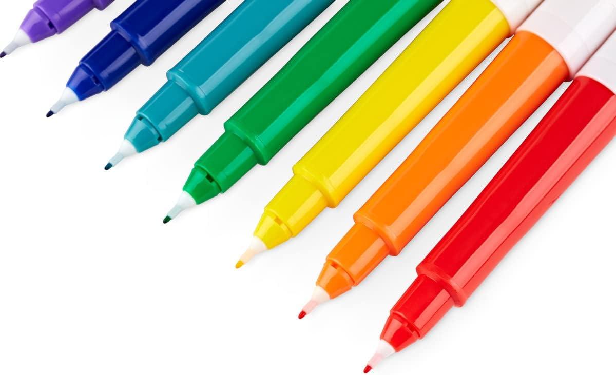 Crayola Dual Chisel Tip & Brush Markers (12ct), Markers for Adults, Art Marker Set, Coloring Supplies, Gifts for Teens & Adults(Ultra Fine Point)