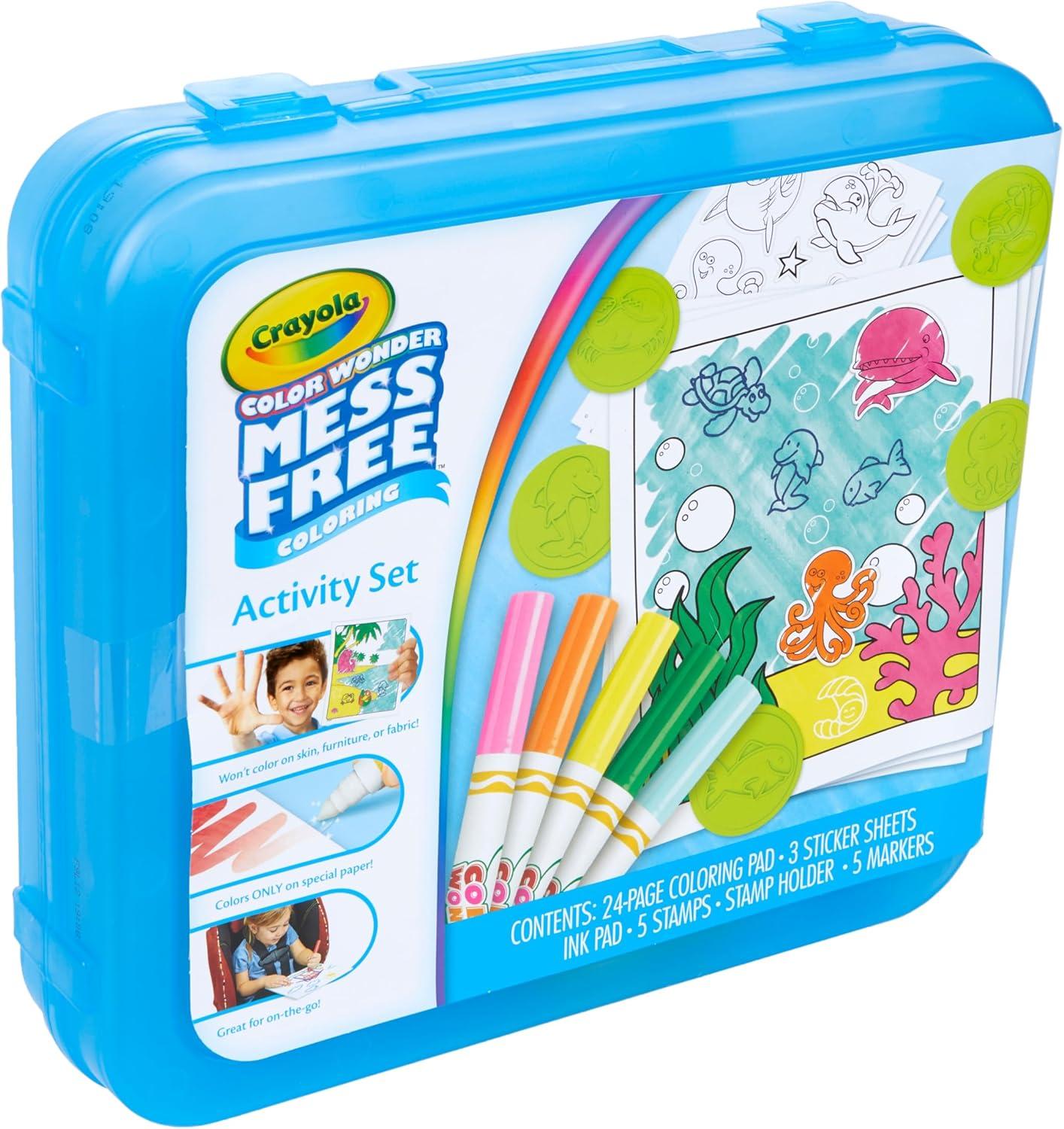Crayola Disney Color Wonder Bundle (3 Pack), Stocking Stuffers for Kids, Toddler Mess Free Activity Pads & Markers, Disney Coloring Toys, Holiday & Christmas Gifts, 3+(Activity Set)