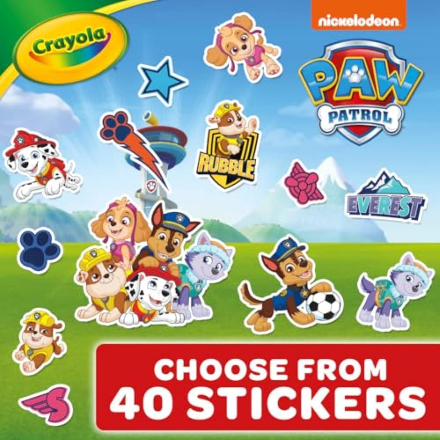 Crayola Paw Patrol Coloring Book (288pgs), Kids Coloring Book Pages & Stickers, Paw Patrol Gift & Toys, Toddler Stocking Stuffer