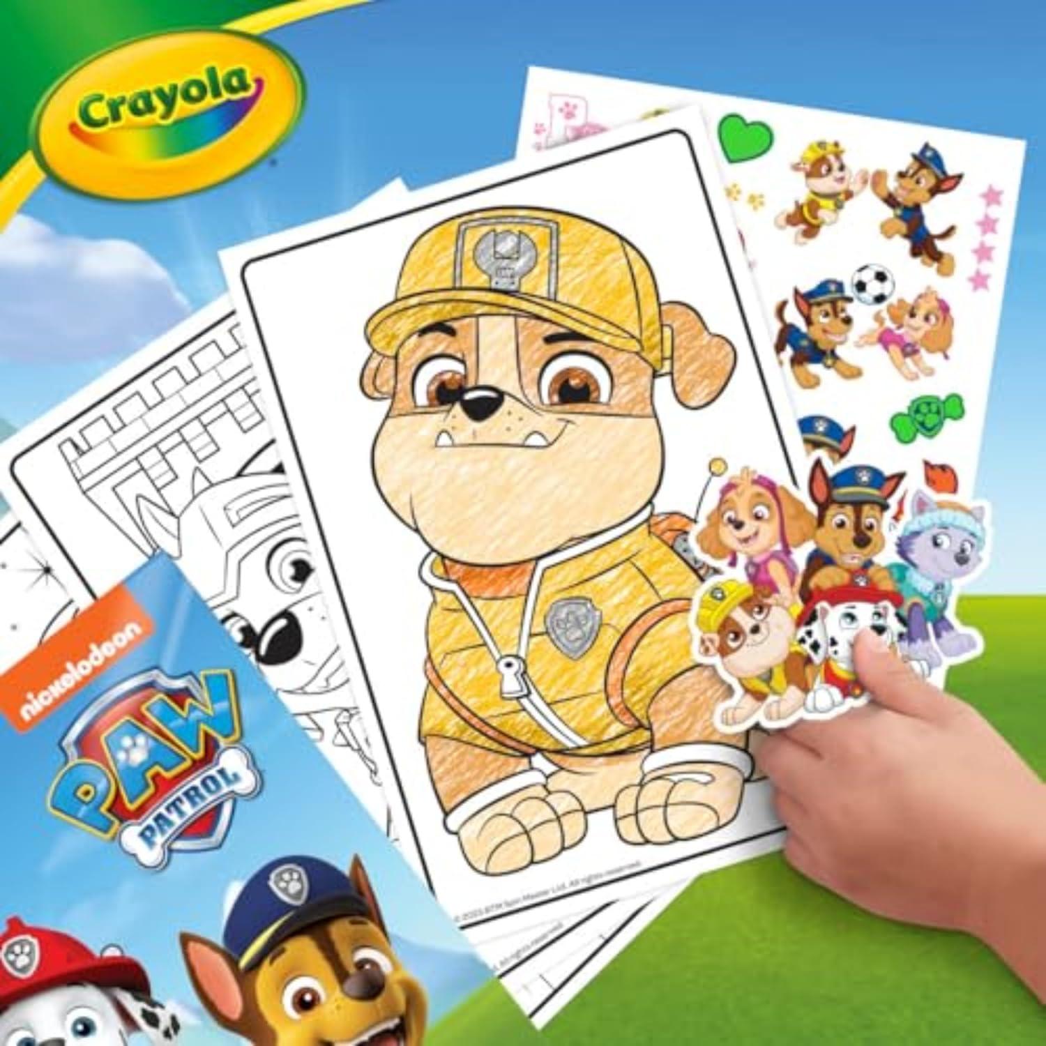 Crayola Paw Patrol Coloring Book (288pgs), Kids Coloring Book Pages & Stickers, Paw Patrol Gift & Toys, Toddler Stocking Stuffer