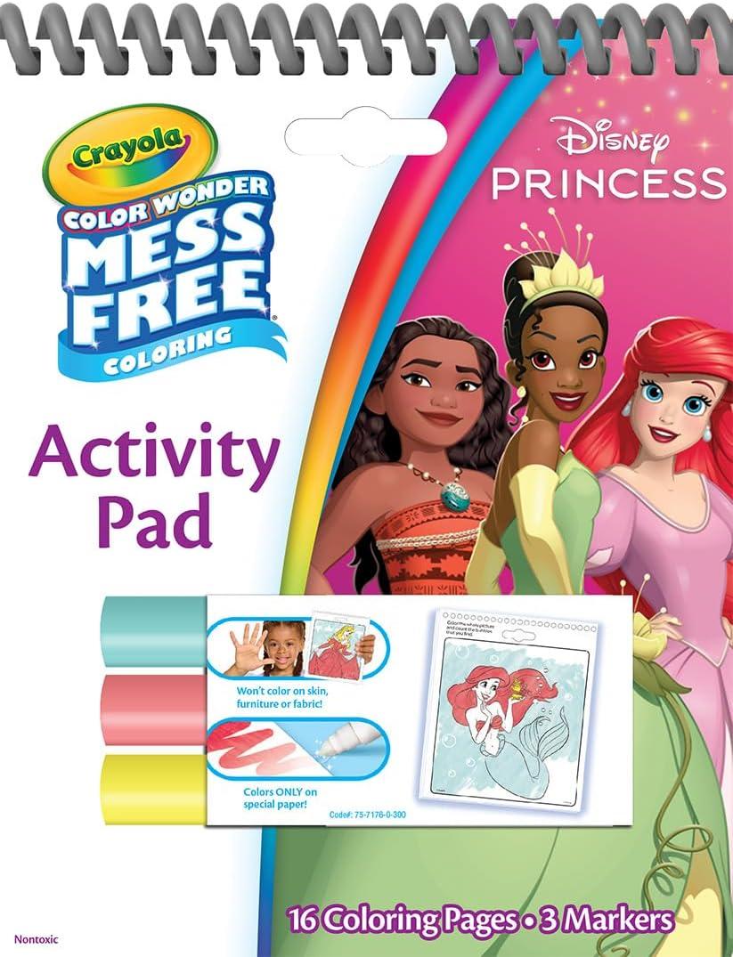 Crayola Disney Color Wonder Bundle (3 Pack), Stocking Stuffers for Kids, Toddler Mess Free Activity Pads & Markers, Disney Coloring Toys, Holiday & Christmas Gifts, 3+(Disney)
