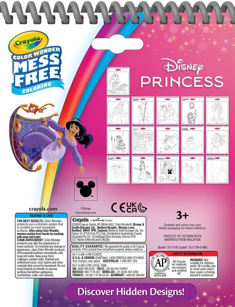 Crayola Disney Color Wonder Bundle (3 Pack), Stocking Stuffers for Kids, Toddler Mess Free Activity Pads & Markers, Disney Coloring Toys, Holiday & Christmas Gifts, 3+(Disney)