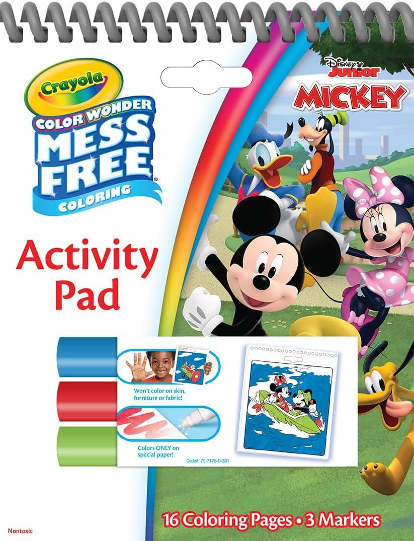 Crayola Disney Color Wonder Bundle (3 Pack), Stocking Stuffers for Kids, Toddler Mess Free Activity Pads & Markers, Disney Coloring Toys, Holiday & Christmas Gifts, 3+(Disney)