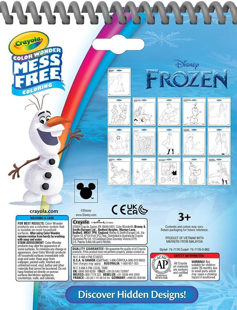 Crayola Disney Color Wonder Bundle (3 Pack), Stocking Stuffers for Kids, Toddler Mess Free Activity Pads & Markers, Disney Coloring Toys, Holiday & Christmas Gifts, 3+(Disney)