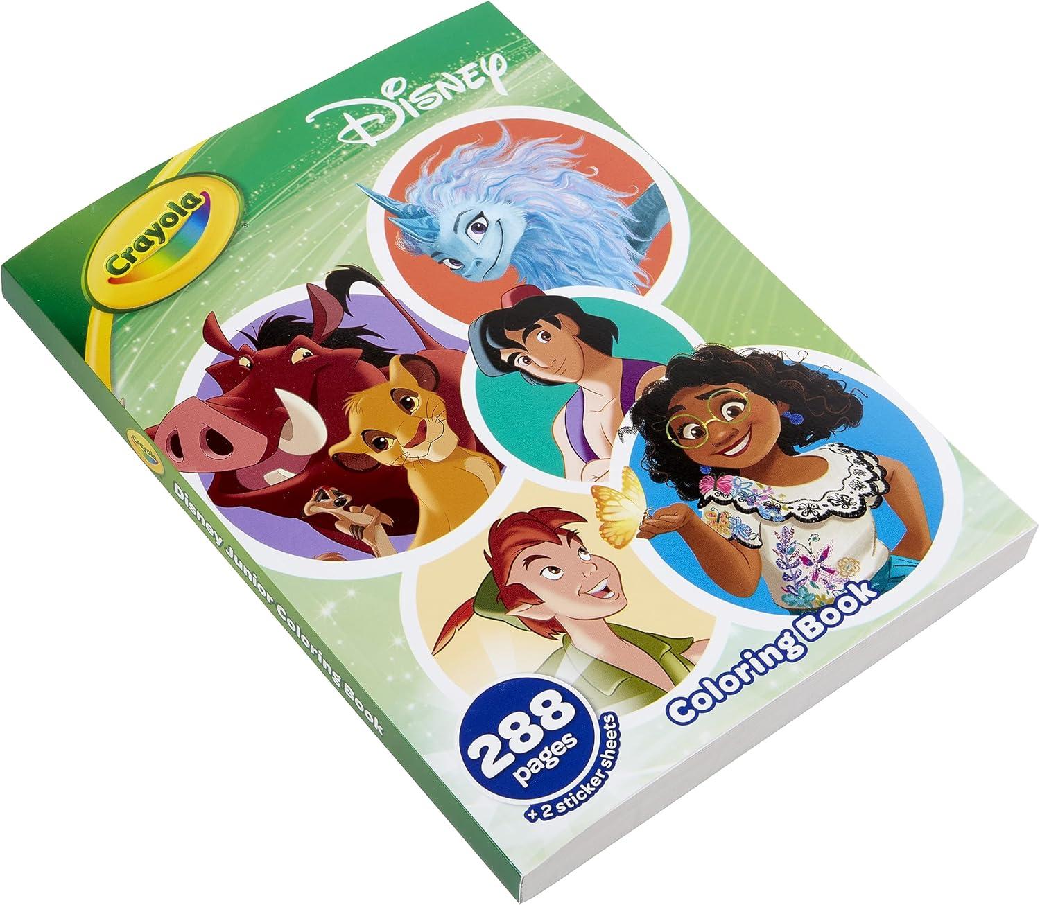 Crayola Coloring Book, Big Book of Disney Animation, 288 Coloring Pages, Gift for Kids, Age 3, 4, 5, 6(Disney Animation)