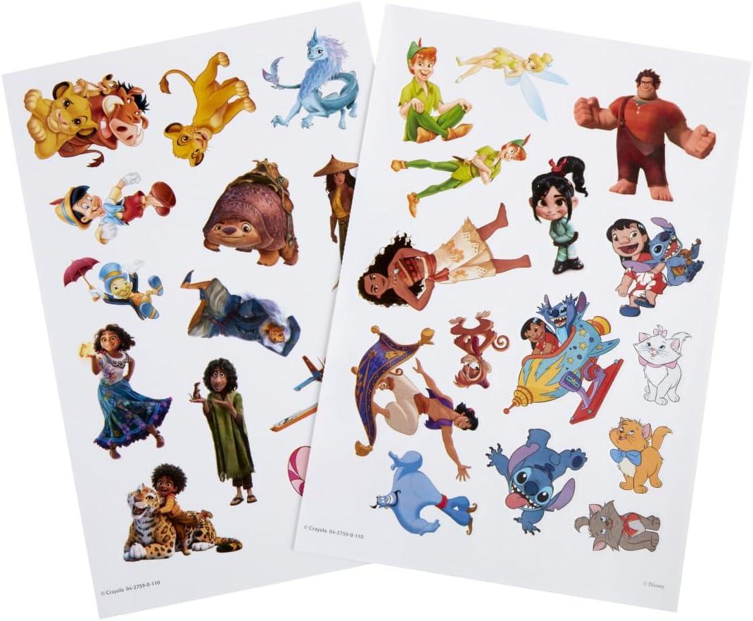 Crayola Coloring Book, Big Book of Disney Animation, 288 Coloring Pages, Gift for Kids, Age 3, 4, 5, 6(Disney Animation)