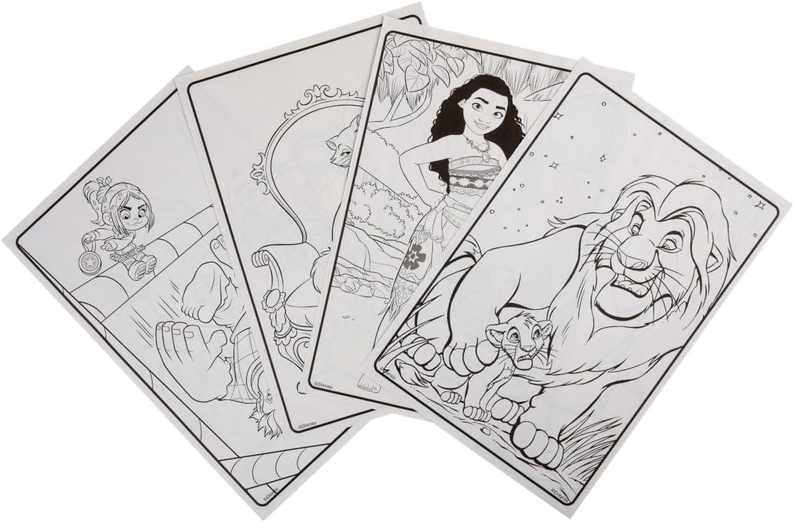 Crayola Coloring Book, Big Book of Disney Animation, 288 Coloring Pages, Gift for Kids, Age 3, 4, 5, 6(Disney Animation)