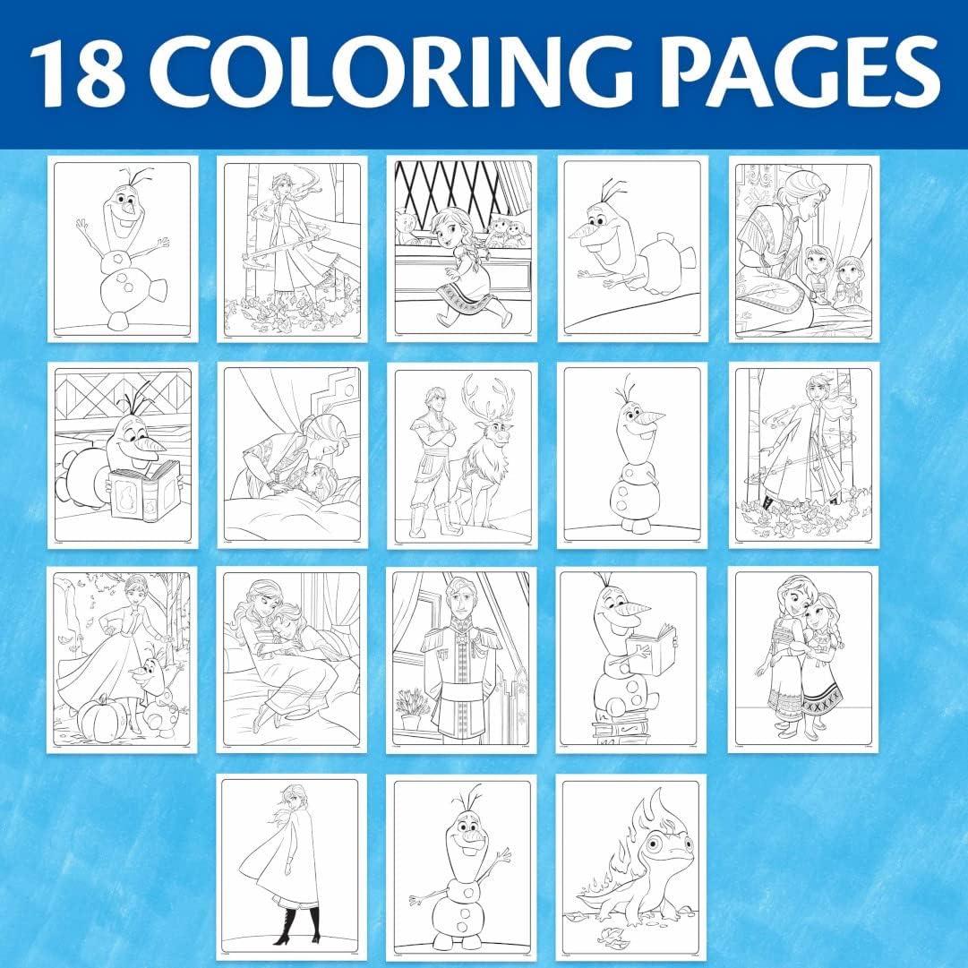 Crayola Disney Color Wonder Bundle (3 Pack), Stocking Stuffers for Kids, Toddler Mess Free Activity Pads & Markers, Disney Coloring Toys, Holiday & Christmas Gifts, 3+(Frozen 2)