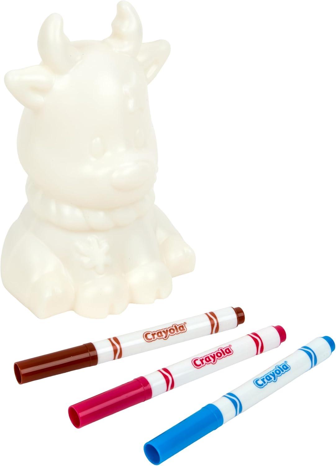 Crayola Light Ups Reindeer, Recolorable Light Up Toy for Kids, Reindeer Decor, Glow in the Dark, Holiday Gift for Kids, Ages 4+(Reindeer)