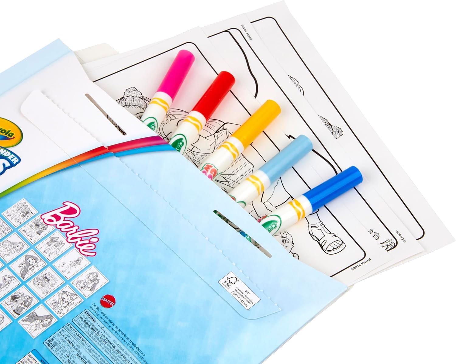 Crayola Disney Color Wonder Bundle (3 Pack), Stocking Stuffers for Kids, Toddler Mess Free Activity Pads & Markers, Disney Coloring Toys, Holiday & Christmas Gifts, 3+(Barbie)