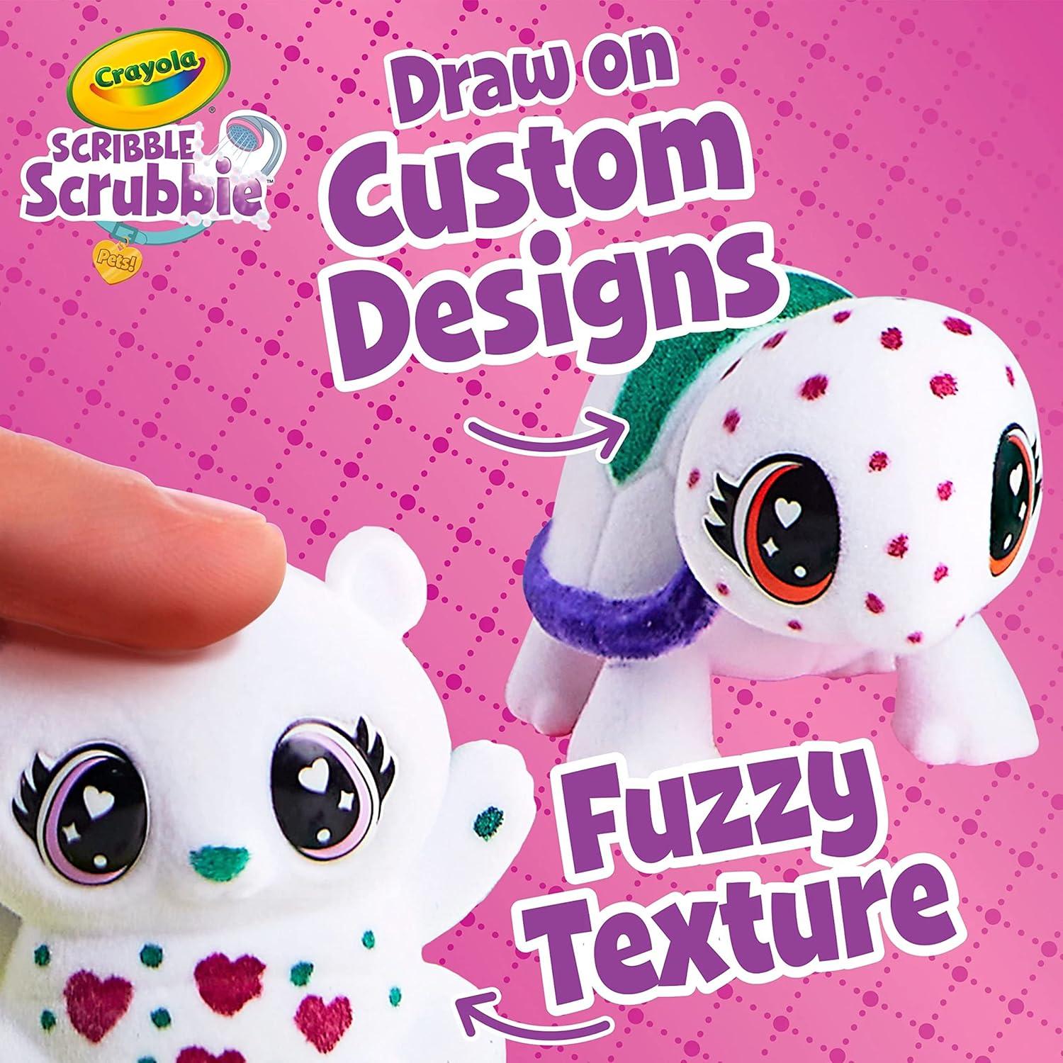 Crayola Scribble Scrubbie Safari 2 Pack Animal Toy Set Age 3+(Scented Spa)