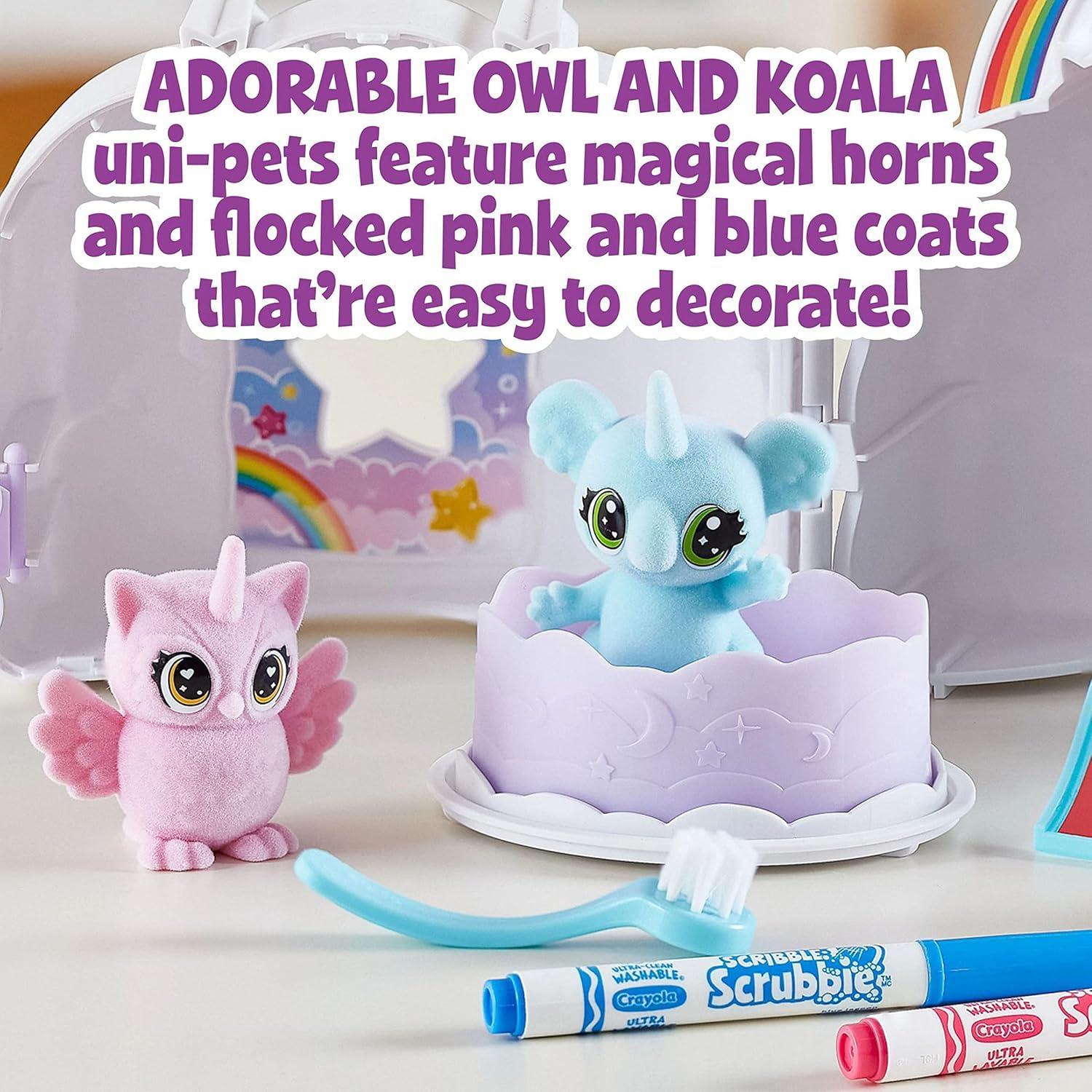 Crayola Scribble Scrubbie Safari 2 Pack Animal Toy Set Age 3+(Cloud Clubhouse)