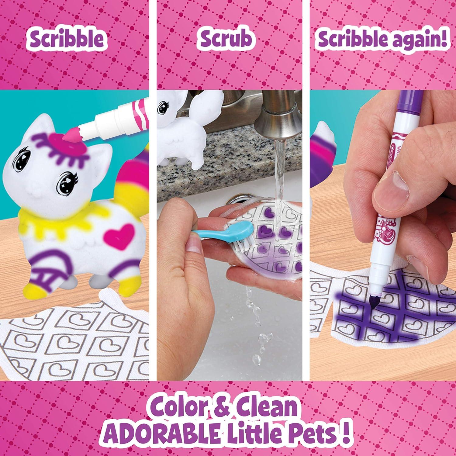 Crayola Scribble Scrubbie Safari 2 Pack Animal Toy Set Age 3+(Princess)