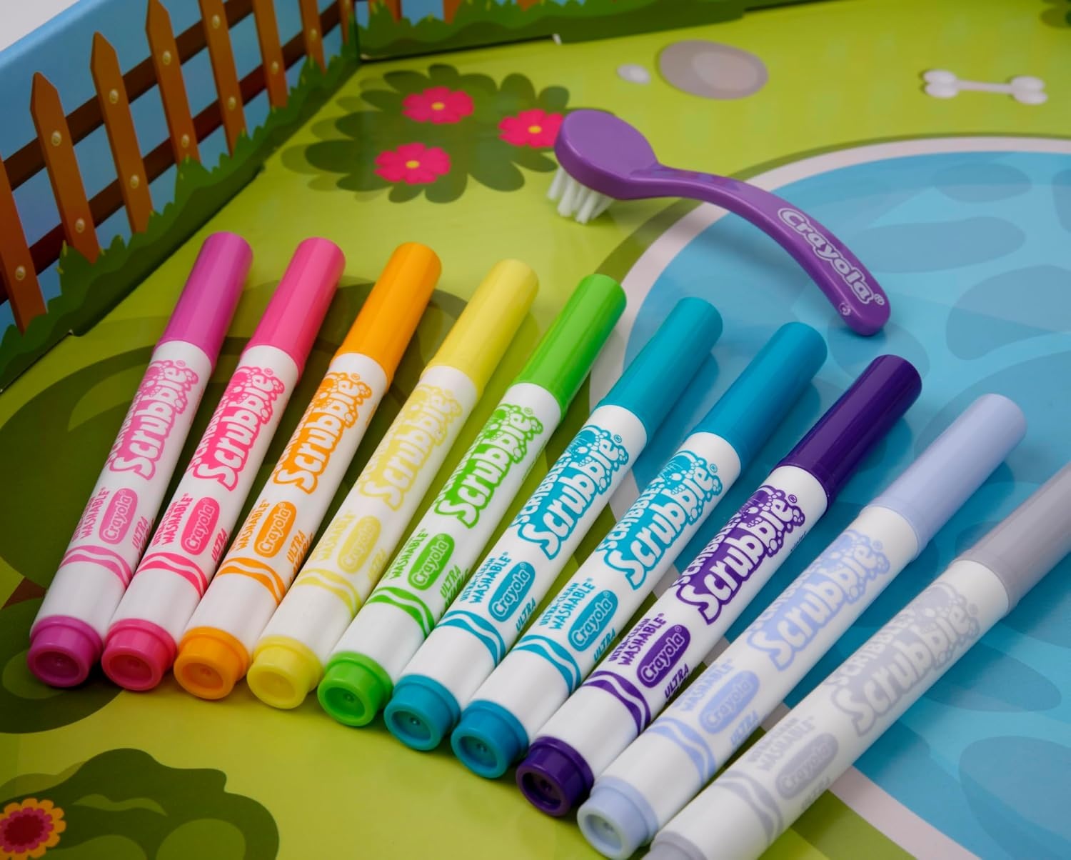 Crayola Scribble Scrubbie Pets Friendship Collection, 18 Pets & 10 Markers | Reusable Coloring Arts and Crafts, Screen Free Mystery Toys, Holiday & Birthday Gifts for Kids, Ages 3+ [Amazon Exclusive]
