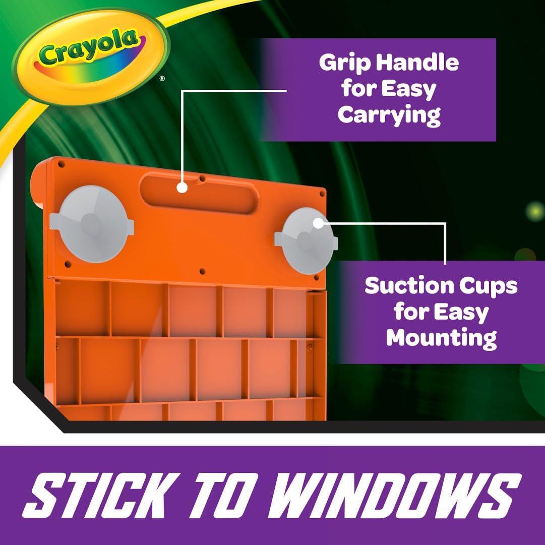 Crayola Travel Glow Art Studio, Glow in The Dark Toys, Kids Gifts for Girls and Boys, Ages 6, 7, 8, 9(Travel)