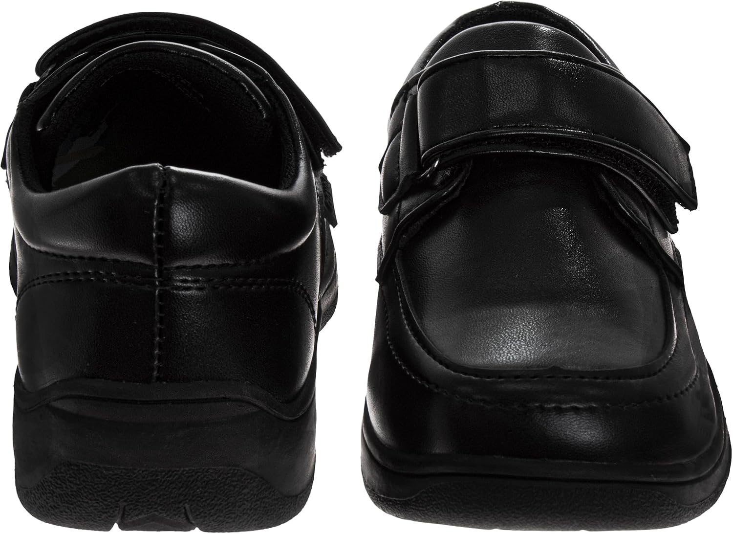 Crayola Boys Black School Uniform Dress Shoes Lace-Up & Strap Styles Classic Formal Shoes Toddler 7–10 Little Kid 11–13 Big Kid 1–4(Jet Black)