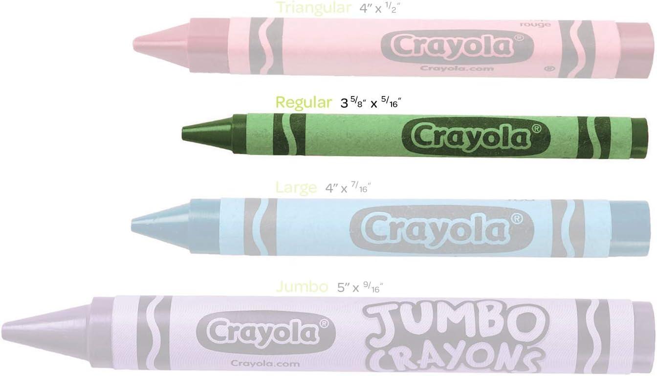 Crayola Crayons Bulk (24 Packs), Coloring Book Supplies, Presharpened Crayons for Kids, Stocking Stuffers, Preschool Classroom Supplies, Gifts, Ages 3+(576 Count (Pack of 3))