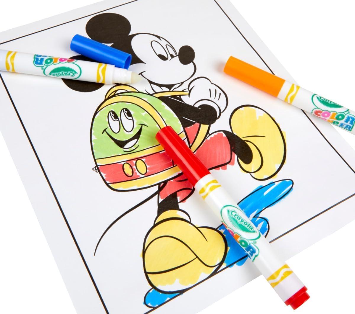 Crayola Color Wonder Prehistoric Pals, Dinosaur Coloring Pages, Mess Free Coloring for Toddlers, Dinosaur Toys, Toddler Travel Activity & Gifts(Mickey Mouse)