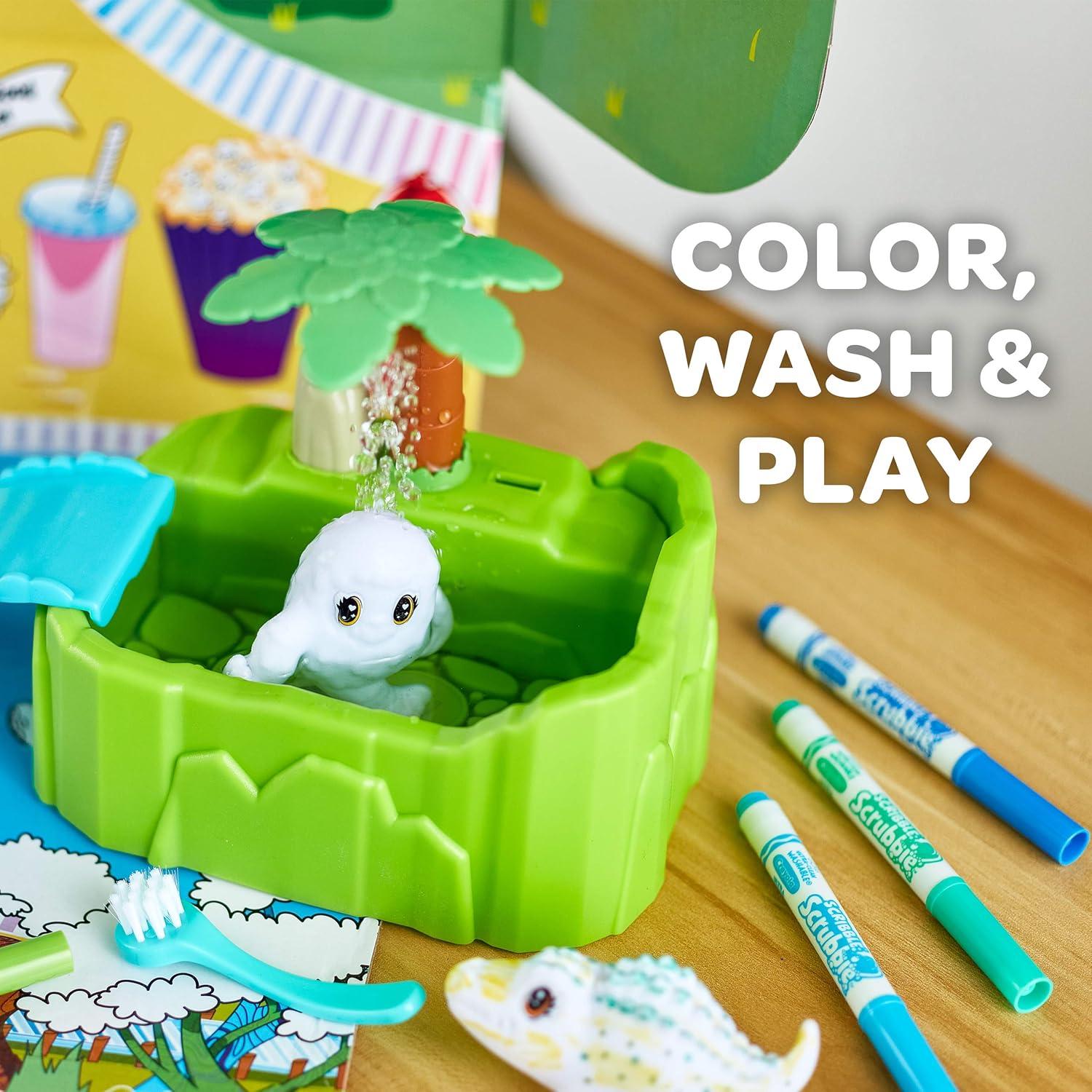 Crayola Scribble Scrubbie Peculiar Zoo, Amazon Exclusive, Kids Toy, Gift for Kids, Ages 3, 4, 5, 6(Peculiar Zoo)
