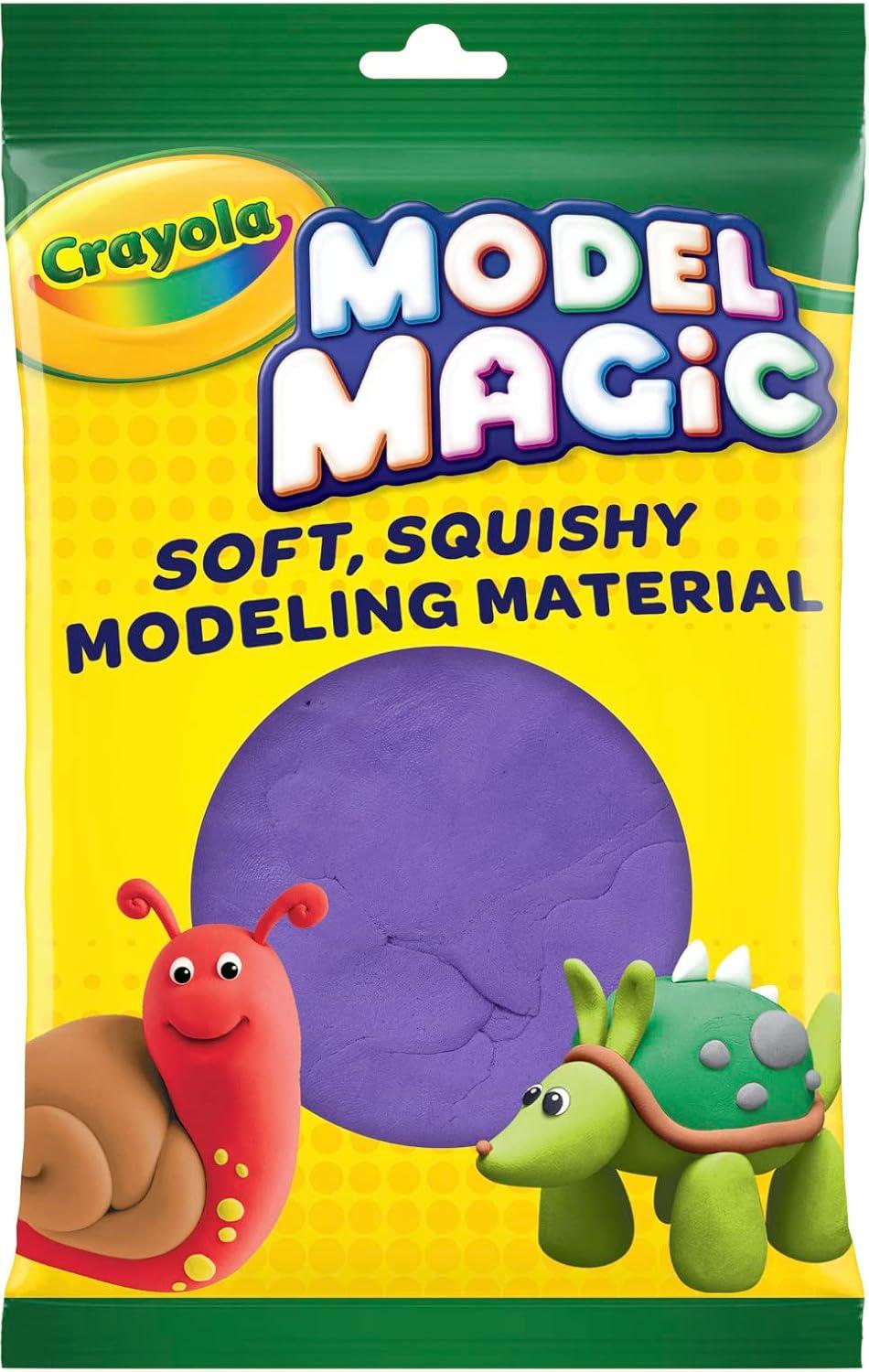 Crayola Model Magic in Gray, Modeling Clay Alternative, 4oz(Purple)