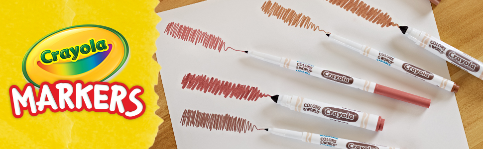 Colorful markers
