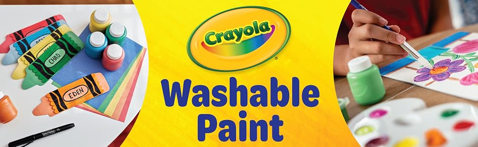 Paints and brushes